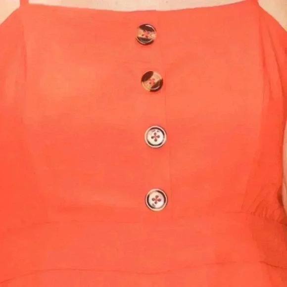 Vibrant Coral Jumpsuit - Picture 3 of 4